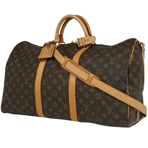 ルイ・ヴィトン Louis Vuitton キーポル バンドリエール 50 旅行 出張 ボストンバッグ モノグラム ブラウン M41416 レディース 【中古】