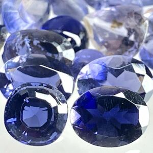 ☆天然アイオライトおまとめ20ct☆A 約4g 裸石 宝石 iolite jewelry ジュエリー ルース 