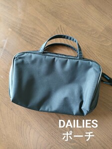 DAILIES 手提げ付き ポーチ