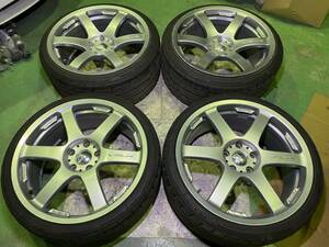 希少 軽量 鍛造 RAYS レイズ PROGRESSIV TE プログレッシブ 19インチ 8.5J +43 9.5J +45 PCD114.3 5H 絶版 FORGED JDM TE37 CE28 送料無料