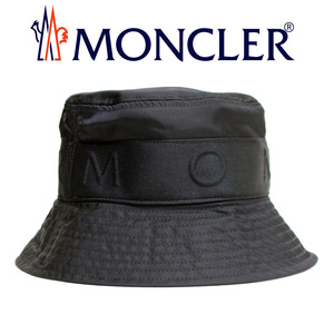 送料無料 3 MONCLER モンクレール 3B77000 53803 ネイビー ロゴ バケットハット 男女兼用 size M