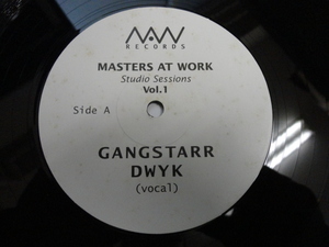 Masters At Work - Studio Sessions / Gangstarr - DWYK レア音源 エレクトロ Drum n Bass REMIX 