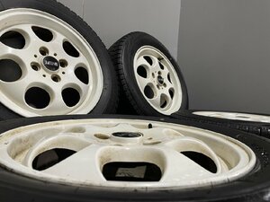 【BS BLIZZAK VRX 175/65R15】スタッドレス【BMW MINI R56 純正ホイール 15インチ 5.5J4HPCD100+45】ホワイト 19年製 バリ溝　(MTC481)