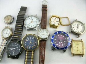 o2u★ジャンク 古い腕時計 時計 色々 10個 動作不良品 破損欠損あり 中古