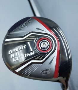 ●Callaway キャロウェイ グレートビッグバーサ GREAT BIG BERTHA DIVINE NINE 9W 24度 フレックスS BB005 ゴルフクラブ