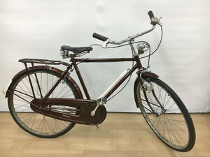 ラレー RALEIGH 26インチ自転車 ブラウン BROOKS アンティーク風 ヴィンテージ 英国製 THE ALL STEEL BICYCLE 要整備現状品 2401LR204