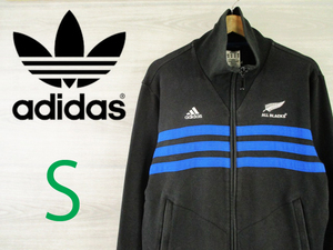 adidas●アディダス＜ALL BLACKS 10周年記念 コットン混 フルジップ スウェット ジャケット＞●M2033c