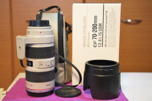  Canon キヤノン 望遠ズームレンズ EF70-200mm F2.8L IS USM 中古 箱付き 動作確認 送料込