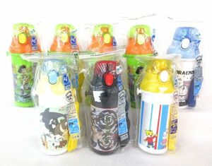 送料300円(税込)■kh314■抗菌 直のみワンタッチボトル 480ml(トイストーリー 等) 5種 8点【シンオク】