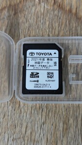 トヨタ純正ナビ SDカード NSZT-W62G ／ NSZT-Y62G 2021年度 春版