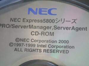送料最安 180円：CD-ROM　未開封　NEC　Express5800　ESPRO/ServiceManager, ServerAgent RUR