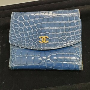 ★CHANELシャネル ★クロコダイル財布