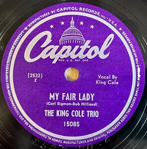 NAT KING COLE TRIO w Irving Ashby CAPITOL 