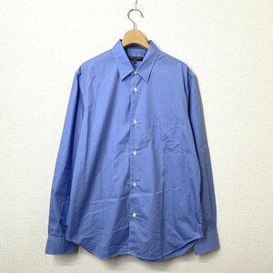 【23AW｜Mサイズ】COMME des GARCONS HOMME ブロードシャツ ブルー 青 長袖シャツ コムデギャルソンオム 無地