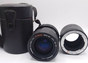 【R1-479】 TAMRON カメラ レンズ 35-70mm 1:3.5 CF MACRO BBAR MC 56 タムロン PENTAX コンバーター 保管ケース付き [K523]