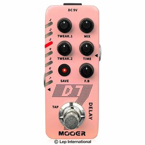 最落無し! Mooer　D7　/ a44938　6種類のデジタルディレイとルーパーを搭載したミニサイズのディレイ/ルーパーペダル　1円