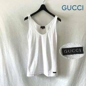 ■ 良品 ■ GUCCI グッチ ■ リブタンクトップ ■ M ■ Tom Ford ■ トムフォード期 ■ 白 ■ ヴィンテージ ■ /