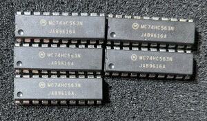 IC Motorola MC74HC563N 5個セット