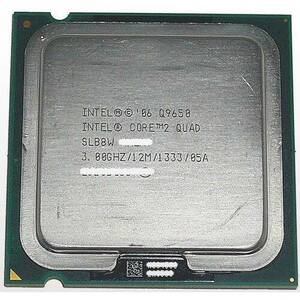 【中古】【ゆうパケット対応】Core 2 Quad Q9650 3.00GHz FSB1333MHz LGA775 45nm SLB8W [管理:3025508]