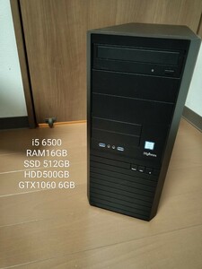 ゲーミングPC　i5 6500/SSD512GB/GTX1060 6GB