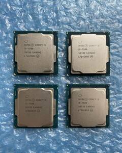 Intel Core i5-7500 SR335 3.40GHz 4個セット Dell Optiplex3050 中古 デスクトップ CPU 【DC-193】
