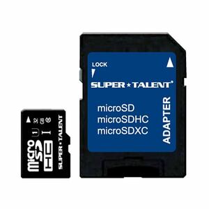 【新品】（まとめ）スーパータレント UHS-ICLASS10対応 microSDHCカード 32GB ST32MSU1P 1枚【×2セット】