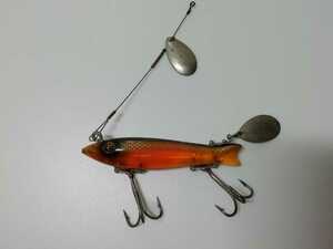 激レア 美品 オールド へドン ドワジャックスプーク トイレットシート 1930年代 OLD HEDDON DOWAGIAC SPOOK 30s 検 フルーガー バグリー 