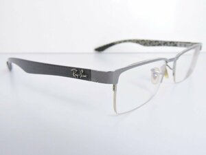 正規品 レイバン Ray-Ban 度入り眼鏡 メガネフレーム RB8412 52□17 145 ハーフリム ケース付き