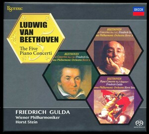 盤面良好 3SACDハイブリッド-BOX ESOTERIC/DECCA グルダ - ベートーヴェン：ピアノ協奏曲全集　3B00LQYUM2K