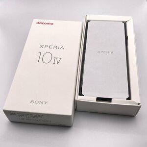 未使用品 Xperia 10 IV SO-52C Black （エクスペリア テン マークフォー） Android スマートフォン ドコモ SIMロックなし SIMフリー