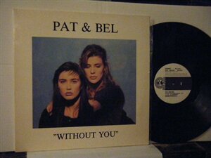 ▲12インチ PAT & BEL / WITHOUT YOU （DANCE / RADIO / SPECIAL） 輸入盤 DON DISCO DDP059MX ユーロビート ハイエナジー◇r40515