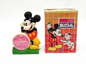 レトロ マスダヤ ミッキーマウス ディズニー NEW まんがタイム おもちゃの時計 置物 インテリア 日本製/DISNEY
