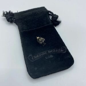 ★正規品★未使用★CHROME HEARTS(クロムハーツ)/シルバー925/ERNG #2CH CRS FAT SILVER/クロススタッドピア