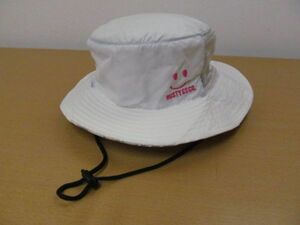 (57270)ラスティ　RUSTY　レディース　サーフハット　ビーチハット　帽子　ホワイト　F　USED