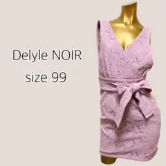 Delyle NOIR レース カシュクール ワンピース