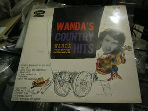 WANDA JACKSON ワンダジャクソン / WANDA’S COUNTRY HITS ワンダのウェスターンヒット 国内赤盤10” 