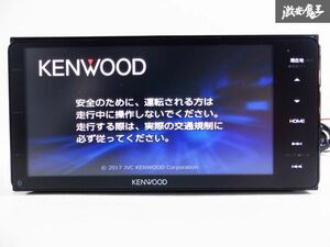 保証付 KENWOOD ケンウッド メモリーナビ MDV-M705W 地図データ 2022年 Bluetooth CD再生 DVD再生 地デジ 棚C5