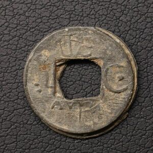 インドネシア パレンバン朝 ピティス錫貨（1700-1800年頃）スズ製少額コイン [E1972] 蘭印,コイン,東インド会社