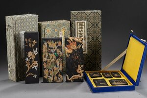 【華】某有名収集家買取品 時代物 中国伝来 古墨 七点セット 上海墨 書道具 古美術 骨董品YA230698247-VQ