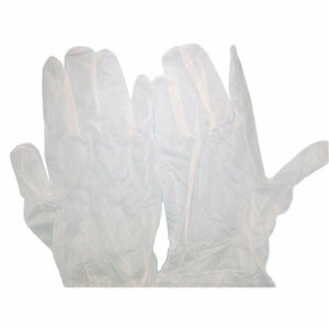使い捨て手袋 プラスチック手袋 粉なしタイプ 半透明 １００枚入 サイズＬ エコロジーズプロ/0031ｘ１箱