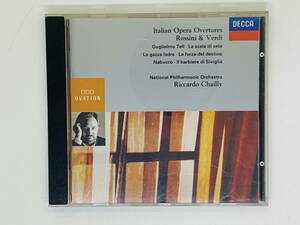 即決CD ITALIAN OPERA OVERTURES / NATIONAL PHILHARMONIC / CHAILLY / 独盤 アルバム クラシック イタリアン オペラ I06