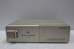 N2322 h　L　 SONY CDX-U404RF FM飛ばし 10連奏CDチェンジャー 中古 