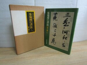 中国・明の書家「張瑞図の書法」巻子篇1　広津雲仙編集/二玄社/1980年　明末の四大家/明末の新しい風を代表する書家で奇逸な書法出自は不明