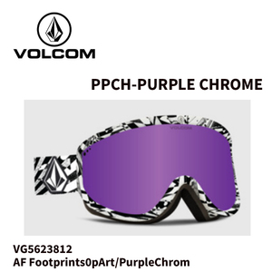 ☆送料無料☆ 10％OFF☆23-24【 VOLCOM 】ボルコム　ゴーグル　FOOTPRINTS GOGGLE-OP ART　正規販売店