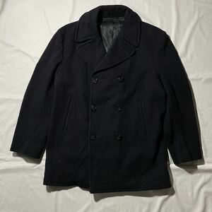 50s- US.NAVY PEA COAT ヴィンテージ USA製 米軍実物 ピーコート