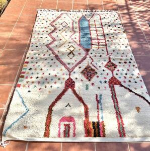 モロッコ ラグ カーペット　絨毯　アジラル ベニワレン　12