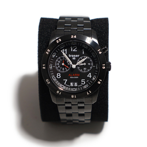 【新品本物 USA購入】TRASER トレーサー■ BIG DATE ALARM WATCH T4004 ■ ブラック ■H3 T25 腕時計 米軍 アメリカ軍 ミリタリー ウォッチ