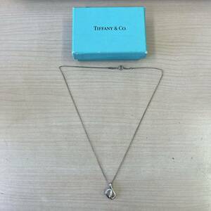 【T0408】TIFFANY&Co. Tiffany ティファニー ネックレス オープンウェーブ 925刻印 シルバー アクセサリー 