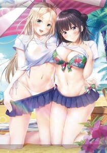 アイキス3 cute 完全生産限定特典 描き下ろしB2タペストリー 真庭花梨 池永アヴローラ