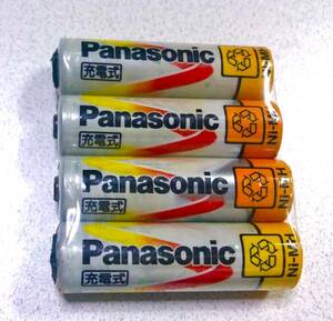 未開封 Panasonic パナソニック 単３形 ４本セット 充電式ニッケル水素電池 1.2V min 2400mAh HHR-3XPS 高容量タイプ 匿名配送 送料無料